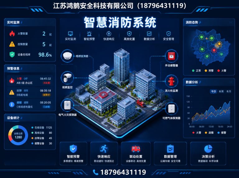 石河子智慧消防系统展示图