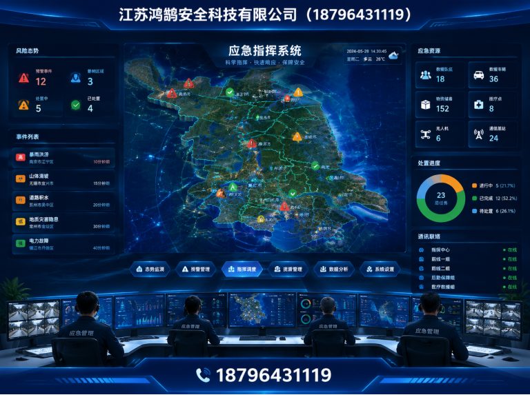 石河子应急指挥系统展示图